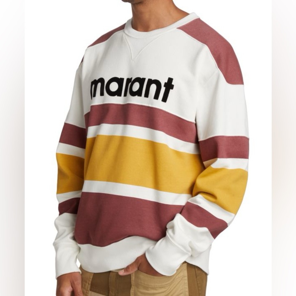 Isabel Marant Off-White Meyoan Colorblocked Sweatshirt